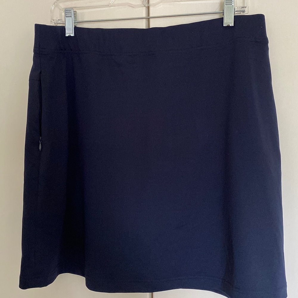 Gretchen Scott Navy Blue Skippy Skort L